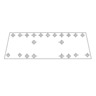 SPACER - AIRLINERS, CROSS MEMBER, CHAIN CLEARANCE, 0.060
