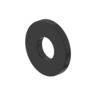 WASHER - FLAT, STAINLESS STEEL, #10, 0.50 IN OD, BLACK