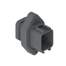 RECEPTACLE - 18 CAVITY, DTV, DUFDTV02 - 18PA, GRAY