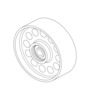 IDLER PULLEY ASSEMBLY - 5.75 DIAMETER