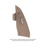 PANEL - DASH END, RIGHT HAND, TAUPE