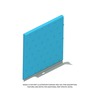 UPHOLSTERY - PANEL, SIDE, 58 INCH, MR, HORIZON BLUE, RIGHT HAND