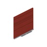 UPHOLSTERY - PANEL, SIDE, 70 INCH, REAR, AUTUMN RED, RIGHT HAND