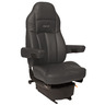 SEAT - LEGACY LO, HIGH BACK, GRAY DURA LEATHER