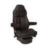 SEAT - LEGACY SILVER, MID BACK, BELLOWS, BLACK SYNC