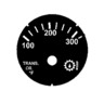 GAUGE - TRANSMISSION TEMPERATURE , OIL, DEG