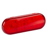 STOP TAIL LAMP, RED, OVAL, LED, MALE PIN