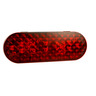 LED - 6 INCH OVAL LAMP, STOP TAIL TURN, RED