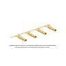 TERMINAL - Female, MICRO QUADLOK SYSTEM, GOLD PLATED, 0.5(20),