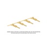TERMINAL - MALE, APEX2.8, GOLD PLATED , 1 - 2