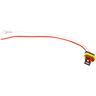 WIRING HARNESS - TRAILER, SEALED, PLUG-IN, PIGTAIL WITH AMP CONNECTOR, 11 IN LONG
