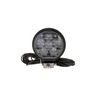 81 SERIES20 LEAD4 IN. ROUND LED WORK LIGHT, BLACK, 6 DIODE, 500 LUMEN, STRIPPED END, 12V