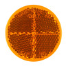 REFLECTOR -2 IN STICK ON, AMBER