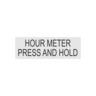 LABEL HOUR METER SWITCH