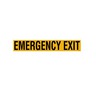 DECAL - SCHOOL BUS, LETTERING/WARNING LABEL EMERGENCY EXIT BLACK/RYLACK PUSH/PULL