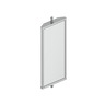 MIRROR AND SUPPORT ASSEMBLY, STAINLESS STEEL