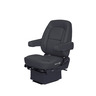 SEAT - WIDE RIDE, CORE, LOW PROFILE, MID BACK,2 ARM, ULTRA LEATHER, BLACK
