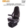ISRI CASCADIA SEAT - LH, L2 PREMIUM, PREMIUM BLACK, VINYL, BOTH ARMS, BELLOW