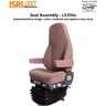 ISRI CASCADIA SEAT - RIGHT HAND, L3 ELITE, PREMIUM TAN, CLOTH/CLOTH, LEFT HAND ARM, BELLOW