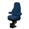 SEAT ASSEMBLY - COMPLETE, CAPTAIN HI CLOTH BLU WITH ARMS