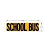 DECAL - SCHOOL BUS, LETTERING/WARNING LABEL, SCHOOL BUS, 9 X 34, SIDE, TEXAS