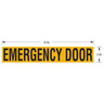 DECAL - SCHOOL BUS, LETTERING/WARNING LABEL EMERGENCY DOOR