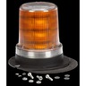 LED, MEDIUM PROFILE BEACON, CLEAR/YELLOW, PERMANENT/PIPE MOUNT, 12V